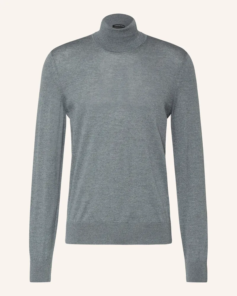 HUGO BOSS Rollkragenpullover Musso grau Grau