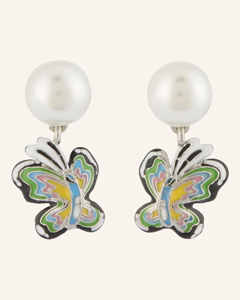 Marc Jacobs Ohrhänger BUTTERFLY PEARL Weiss