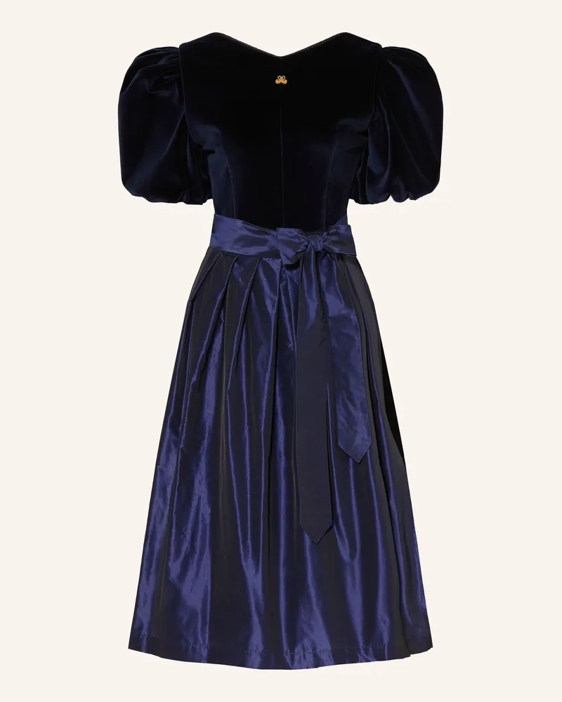 AlpenHERZ Dirndl Arina blau Dunkelblau