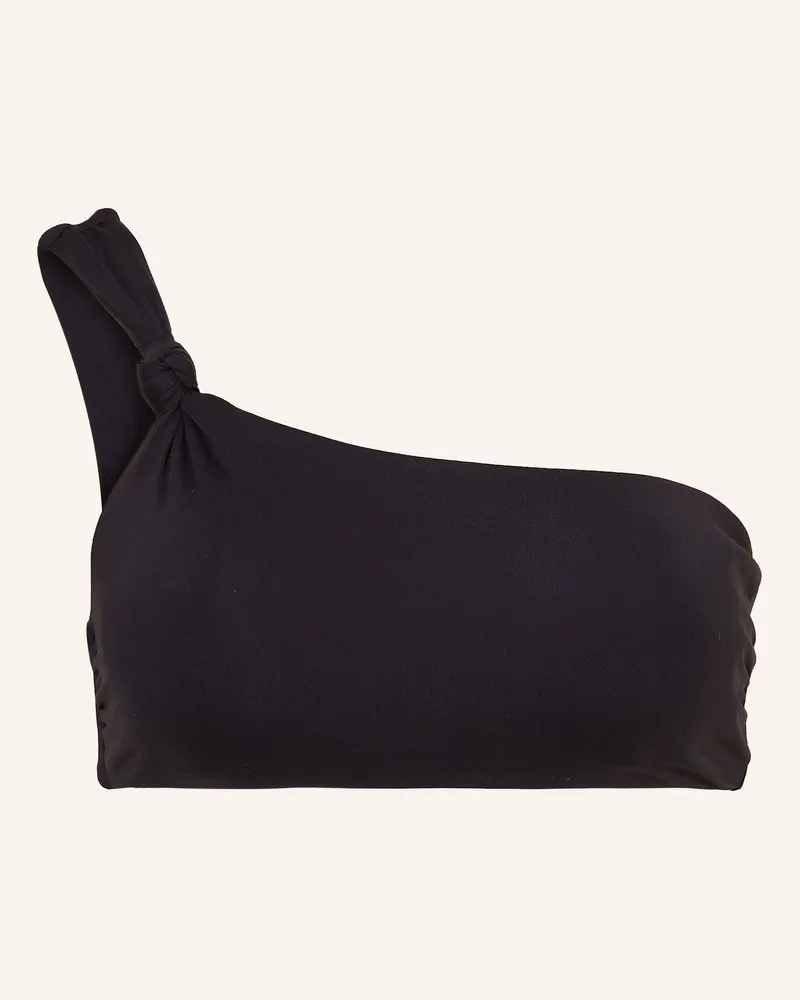 Seafolly Australia One-Shoulder-Bikini-Top Seafolly Collective schwarz Schwarz