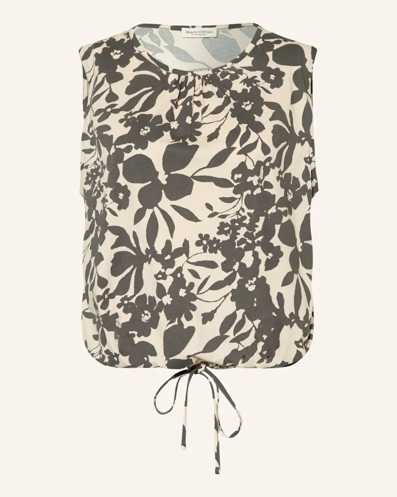 Marc O'Polo Blusentop Aus Jersey grau Grau