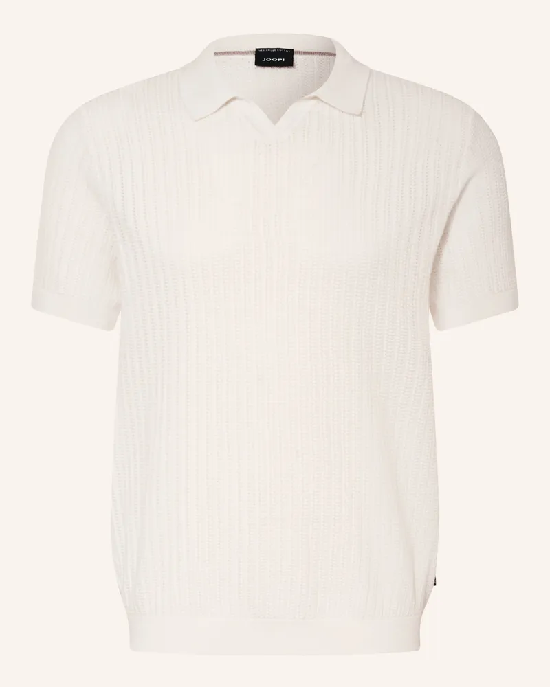 JOOP! Strick-Poloshirt BAORON Weiss