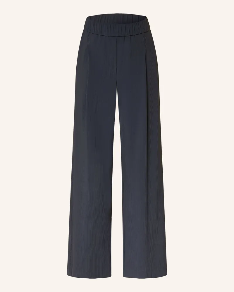 Marc Cain Marlenehose Mit Galonstreifen blau 394