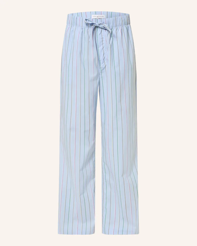 Tommy Hilfiger Schlafhose blau Hellblau
