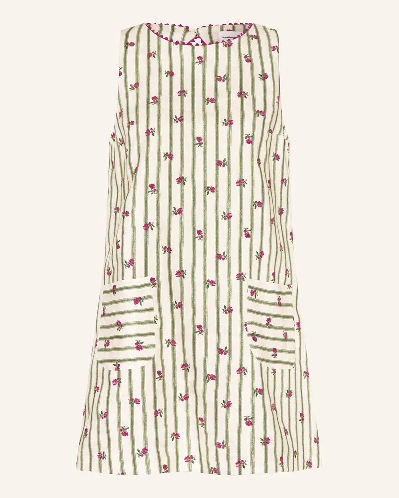 Claudie Pierlot Leinenkleid Ecru