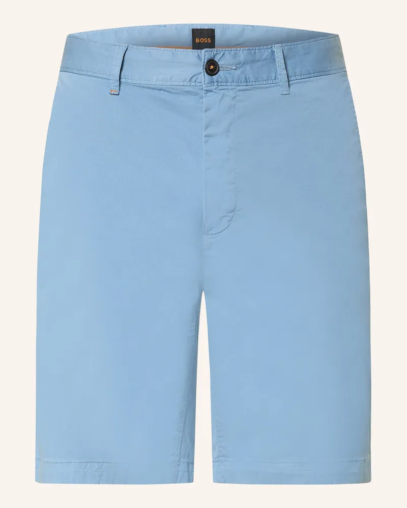 HUGO BOSS Chinoshorts Slim Fit Hellblau