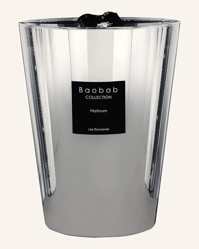 Baobab Collection Duftkerze silber Silber