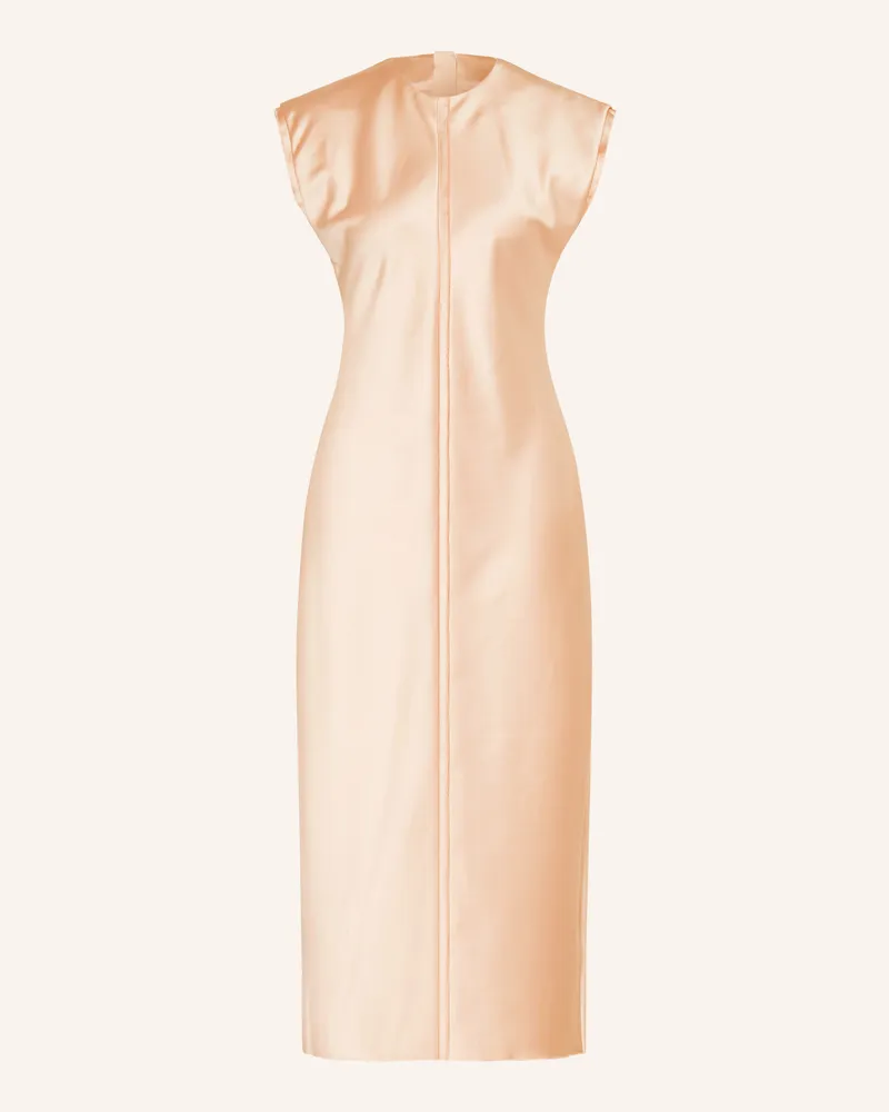 AMI Paris Satinkleid rosa Rosé