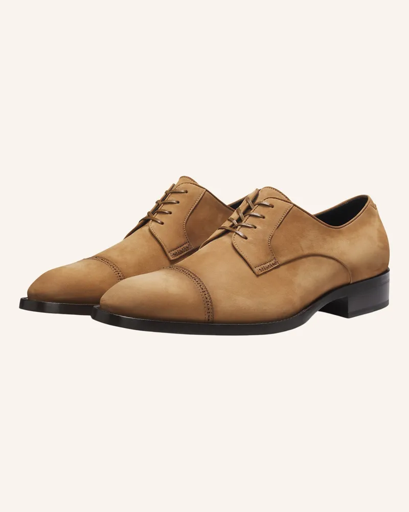 HUGO BOSS Business-Schnürschuh Rill_Derb_Nbct braun Braun