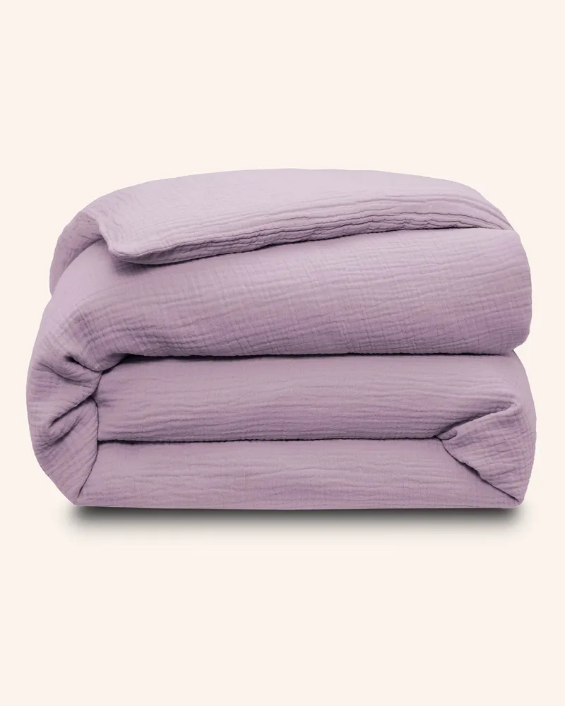 ROYFORT Bettbezug Musselin lila Helllila