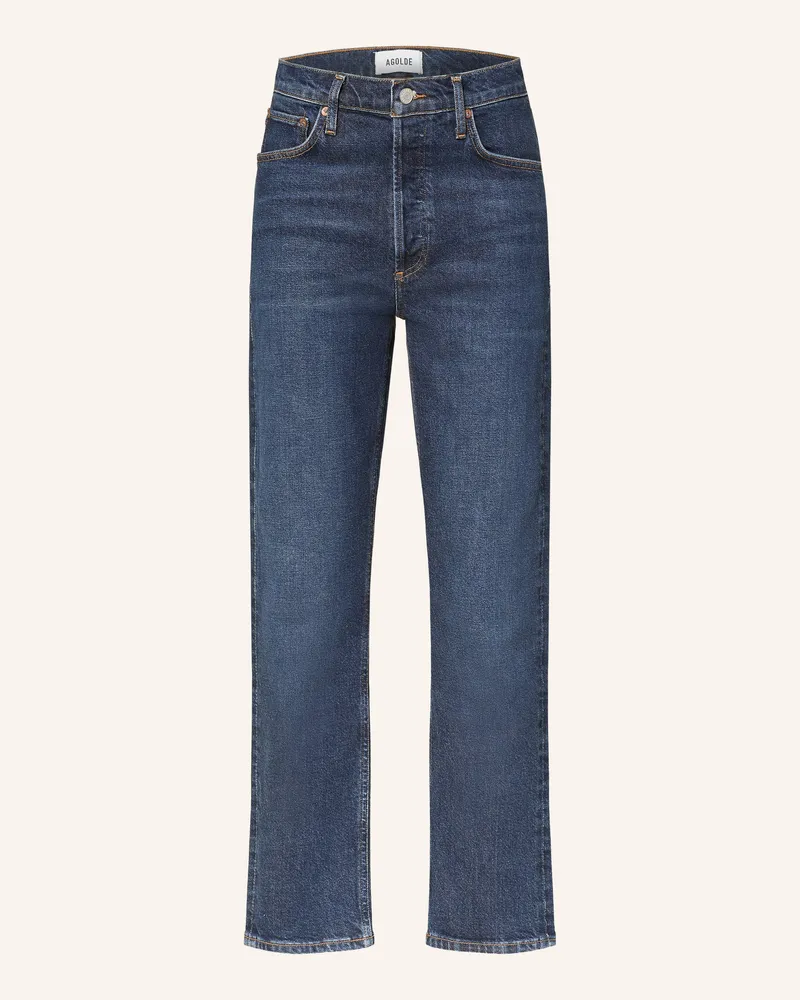 AGOLDE Straight Jeans Riley Long blau Divided