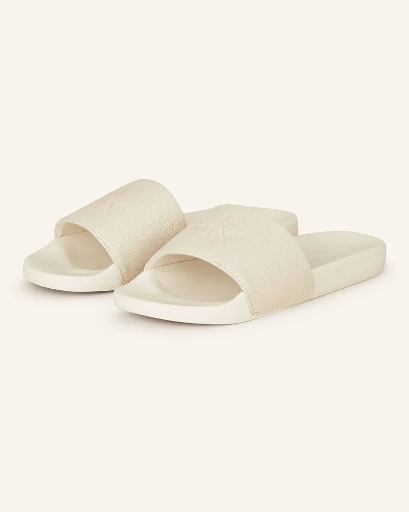 Calvin Klein Pantoletten Creme