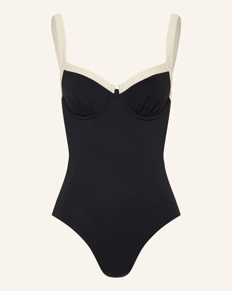 Marc O'Polo Bügel-Badeanzug Schwarz