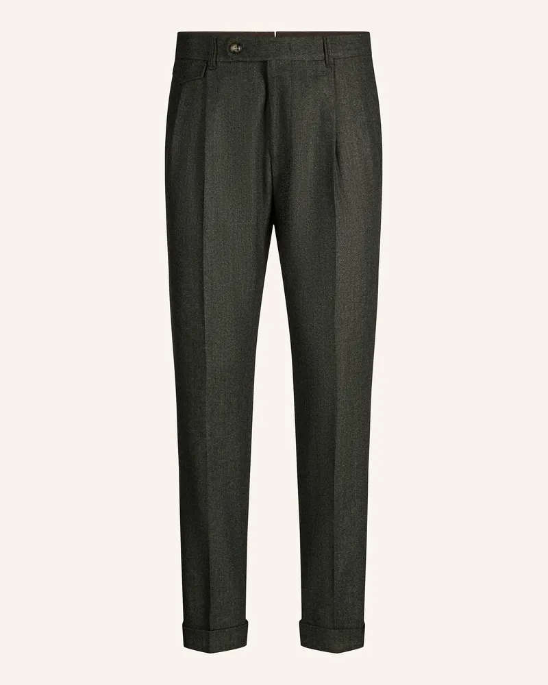windsor. Baukasten Hose Shaped Fit gruen Oliv