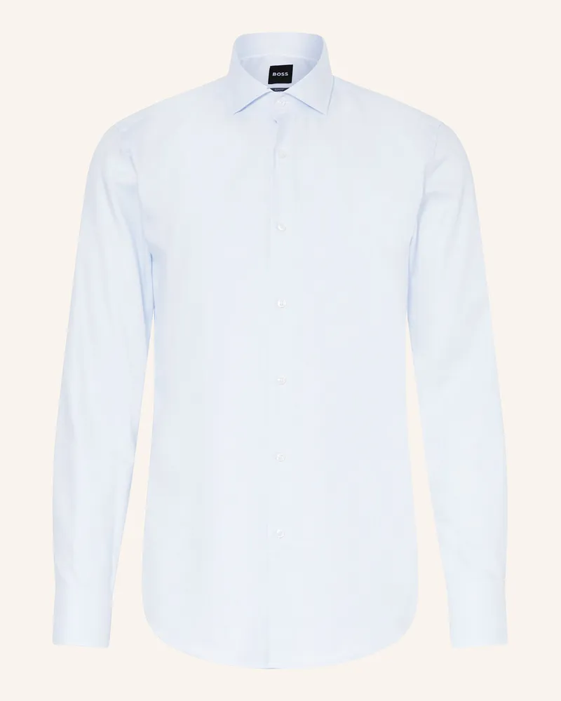 HUGO BOSS Hemd HANK Slim Fit Hellblau