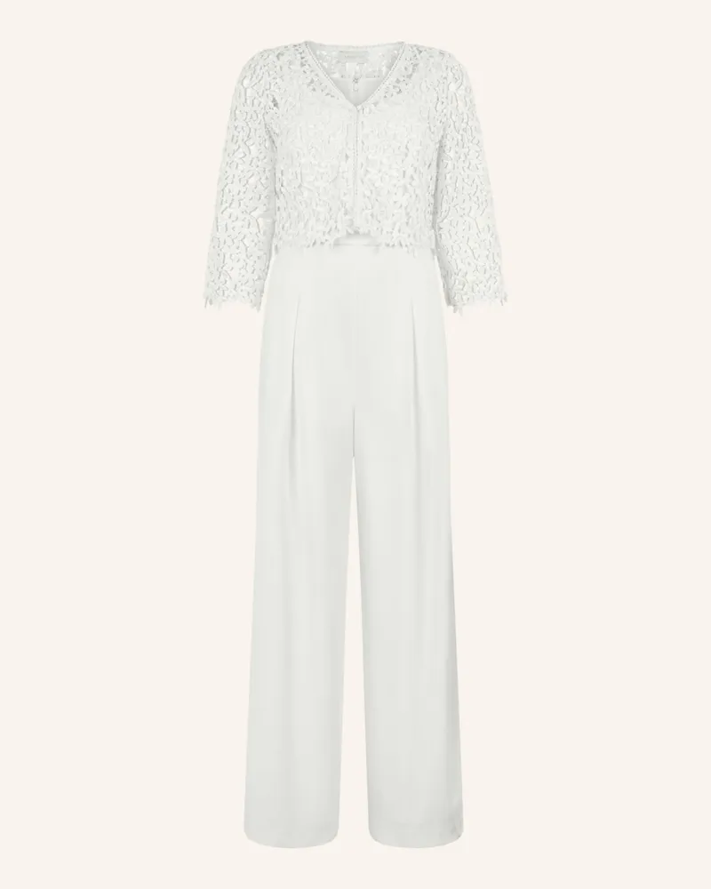 Apart Overall mit Spitzenjäckchen Creme