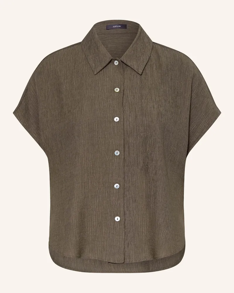 OPUS Bluse Fasinga gruen Oliv