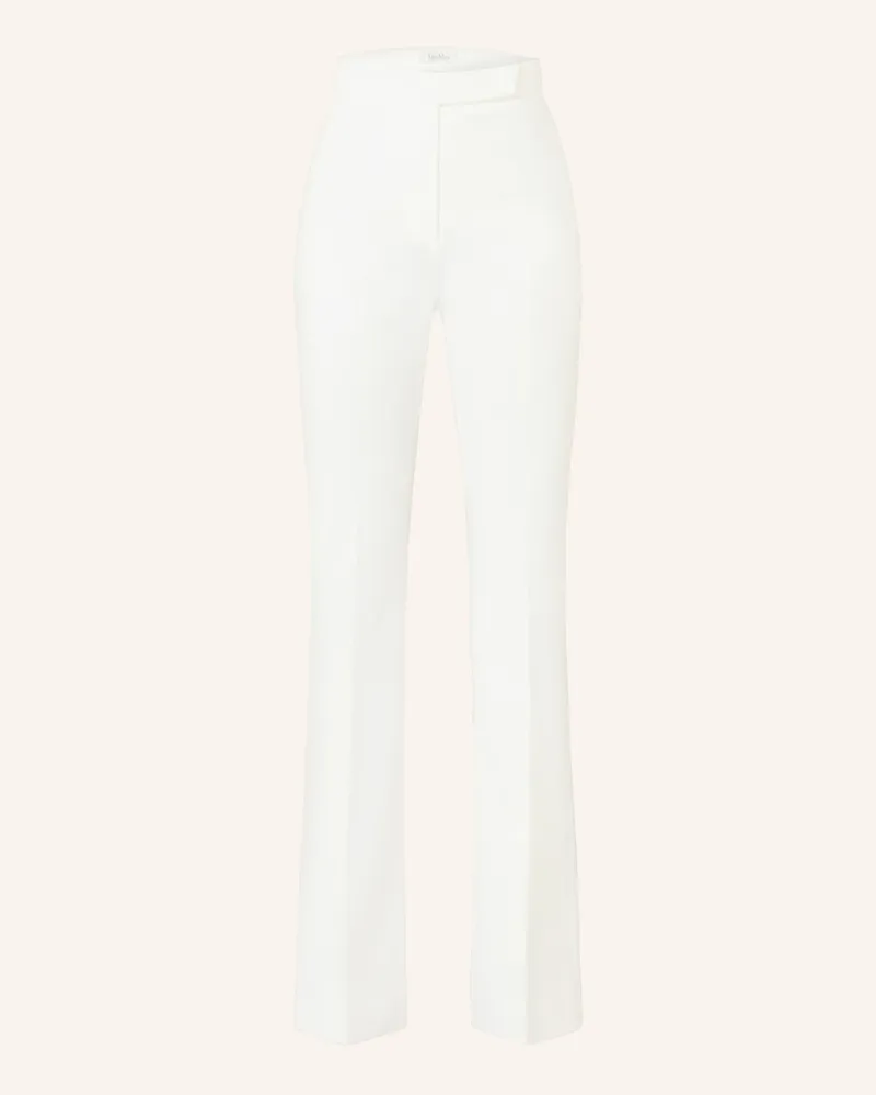 Max Mara Marlenehose Cecina weiss Weiss