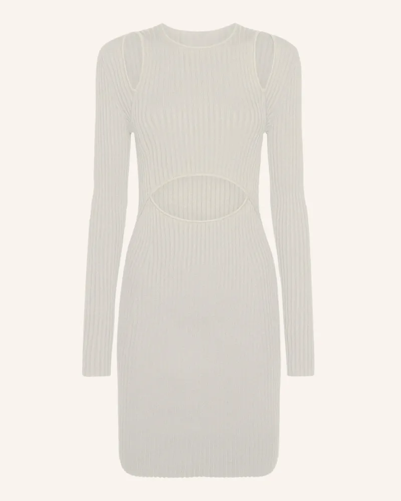 Wolford Kleid CONTOURED RIBS DRESS Ecru