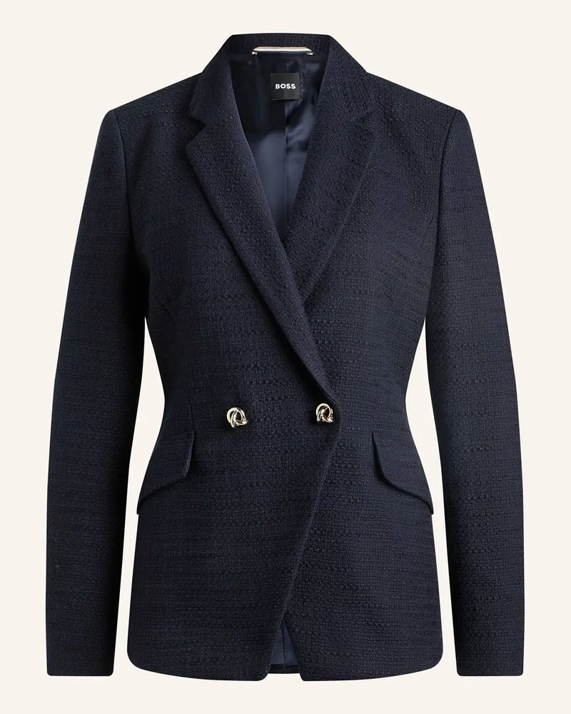 HUGO BOSS Bouclé-Balzer JATAWA2 Dunkelblau
