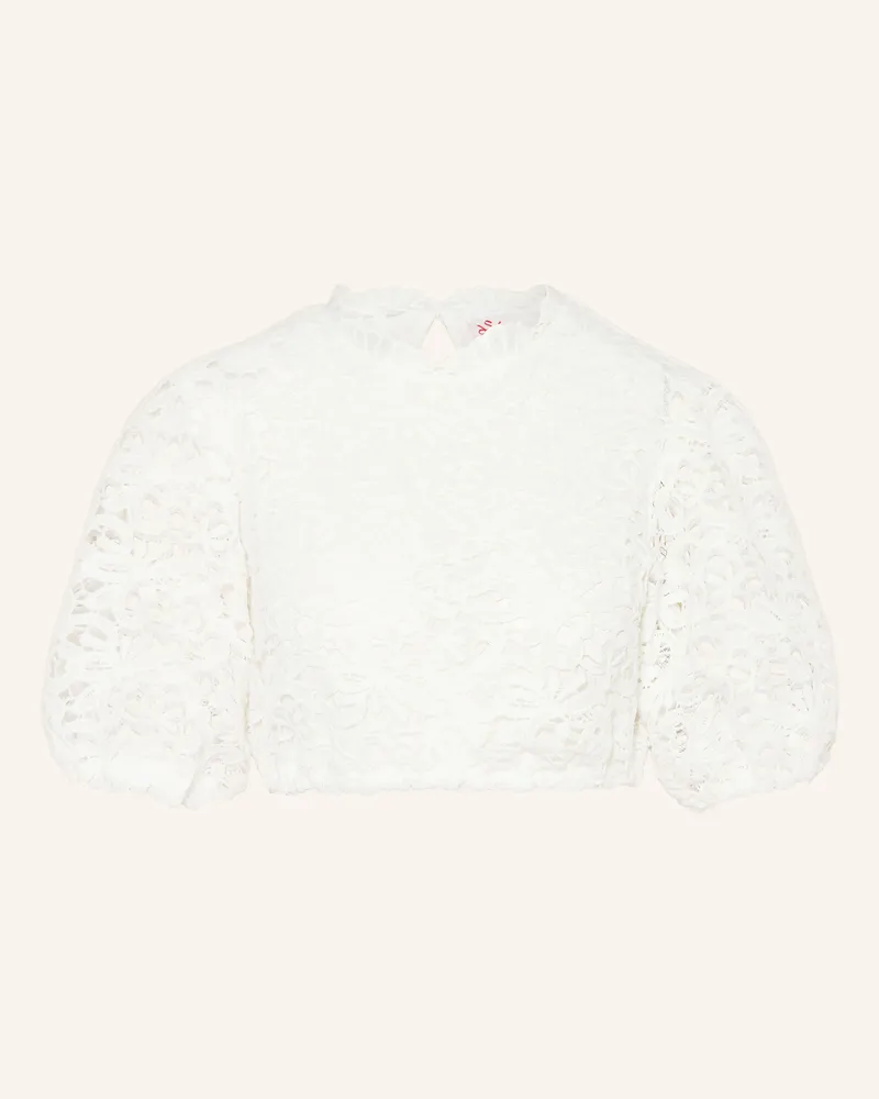 Spieth & Wensky Dirndlbluse Kathalin Aus Spitze weiss Weiss