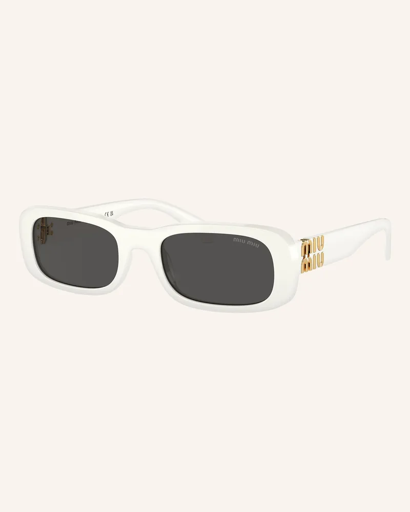 Miu Miu Sonnenbrille Mu 08zs weiss 1425s0