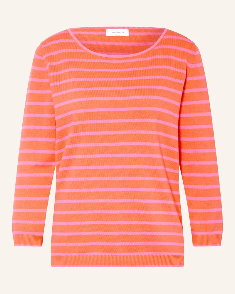 Darling Harbour Pullover mit 3/4-Arm Papaya