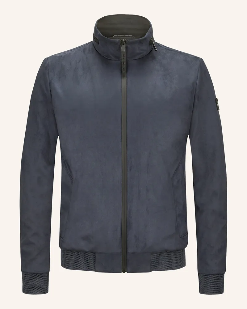 Milestone Blouson MSHARRIS in Lederoptik Dunkelblau