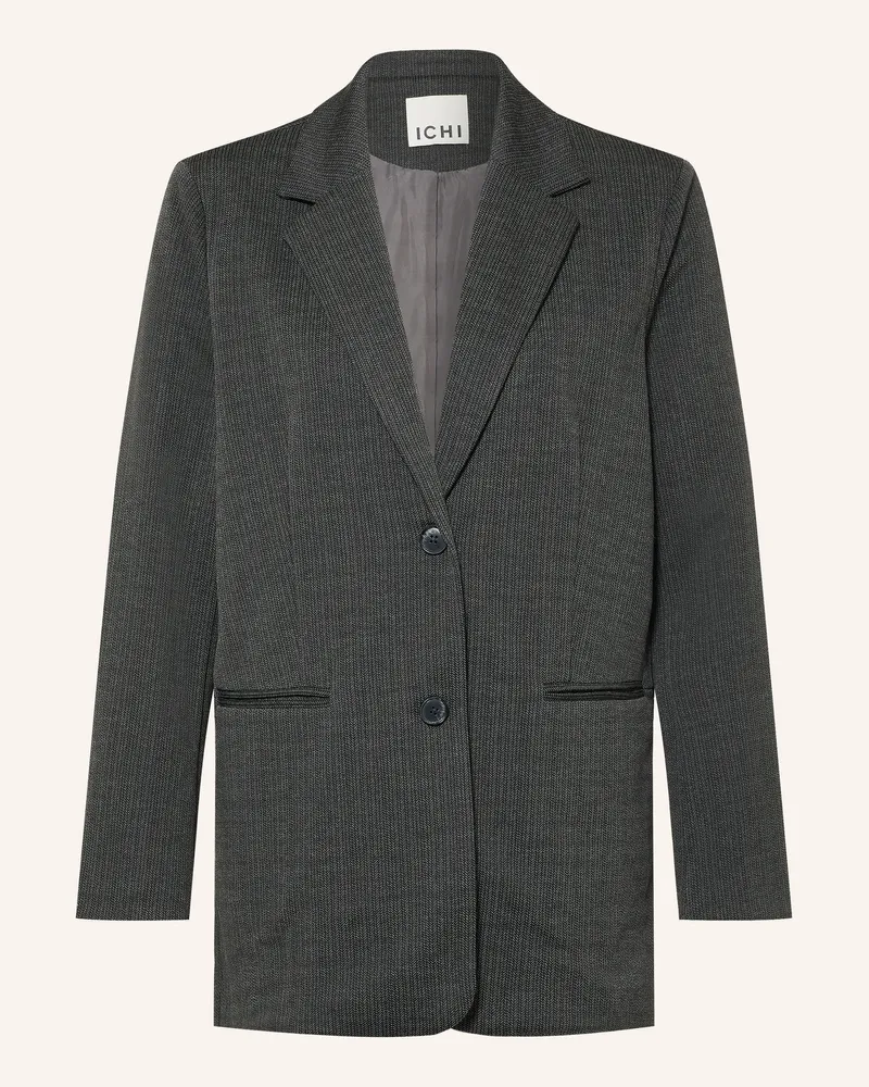 ICHI Oversized-Blazer Ihkate Graya grau Dunkelgrau