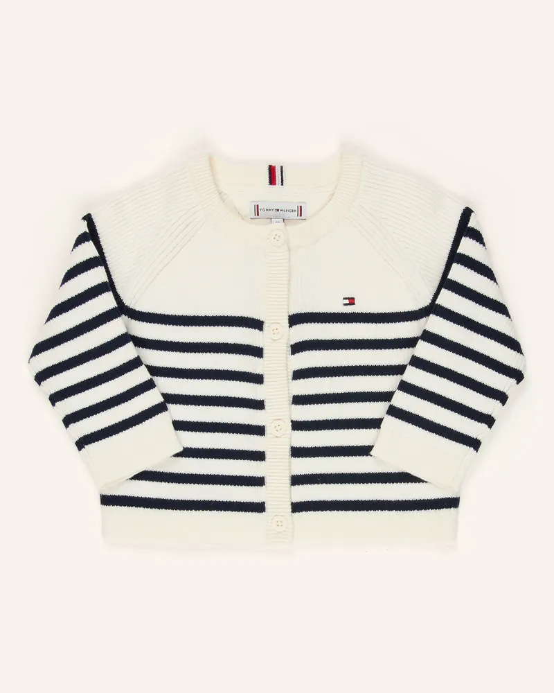 Tommy Hilfiger Strickjacke weiss Weiss
