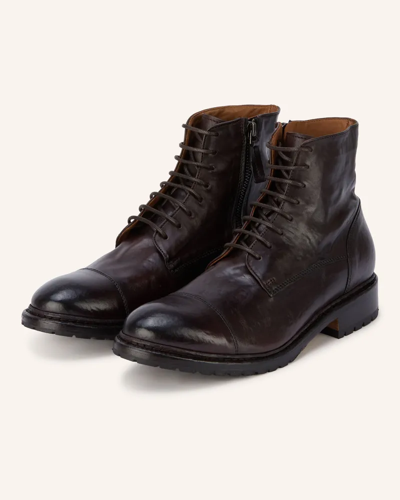 Cordwainer Schnürboots braun Dunkelbraun