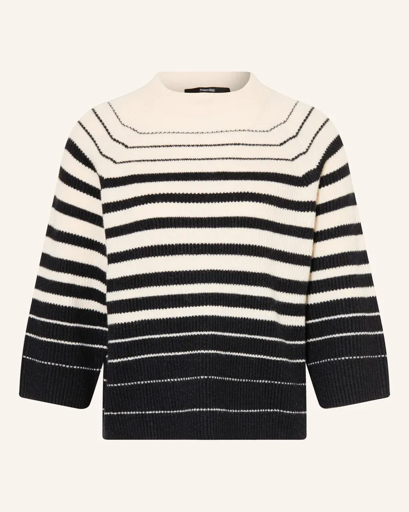 someday. Pullover Tiralie Mit 3/4-Arm schwarz Weiss