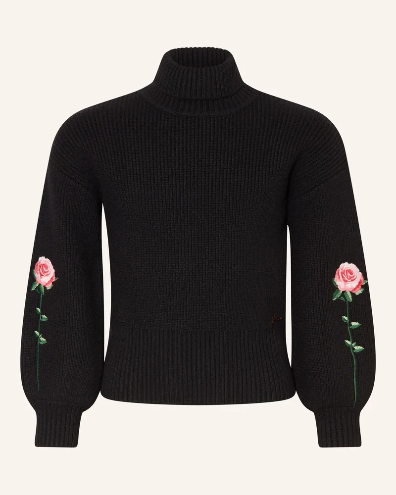 Guess Rollkragenpullover schwarz Schwarz