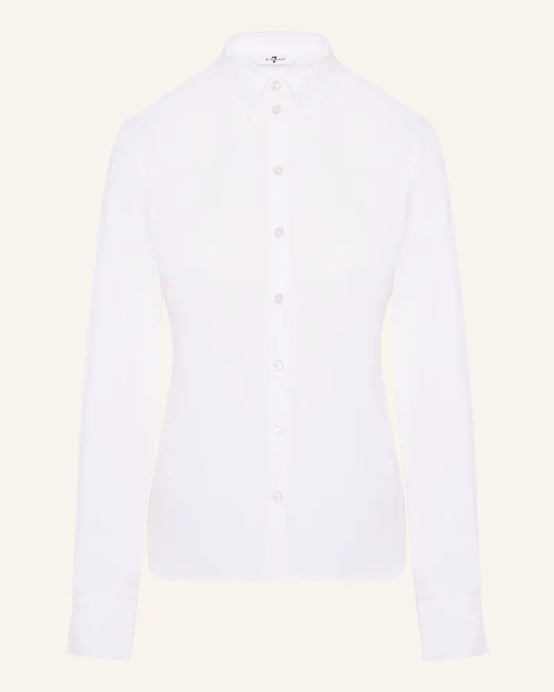 7 for all mankind TIED Shirt Weiss