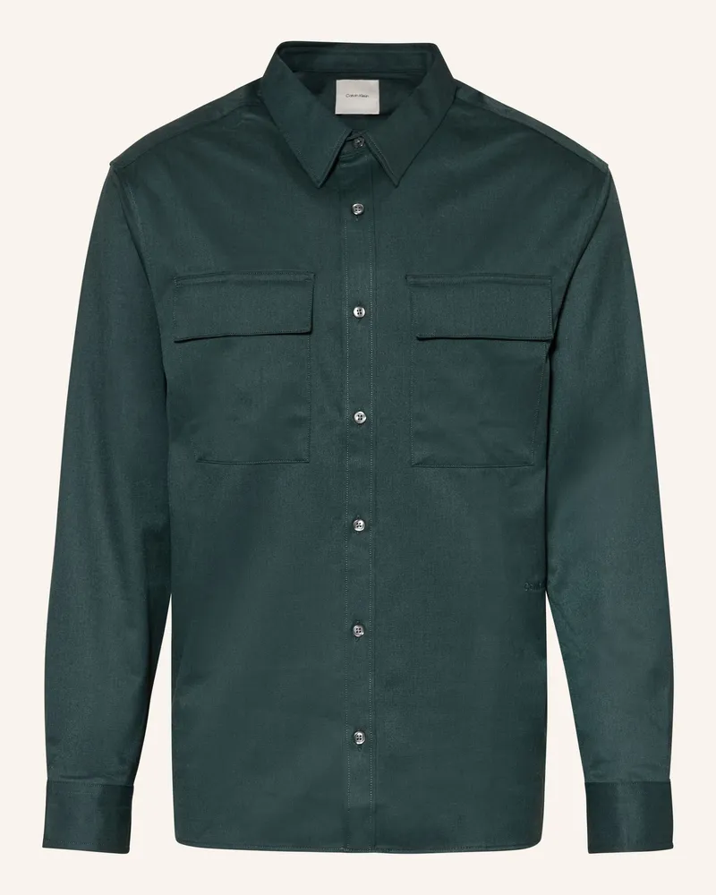 Calvin Klein Hemd Comfort Fit Petrol