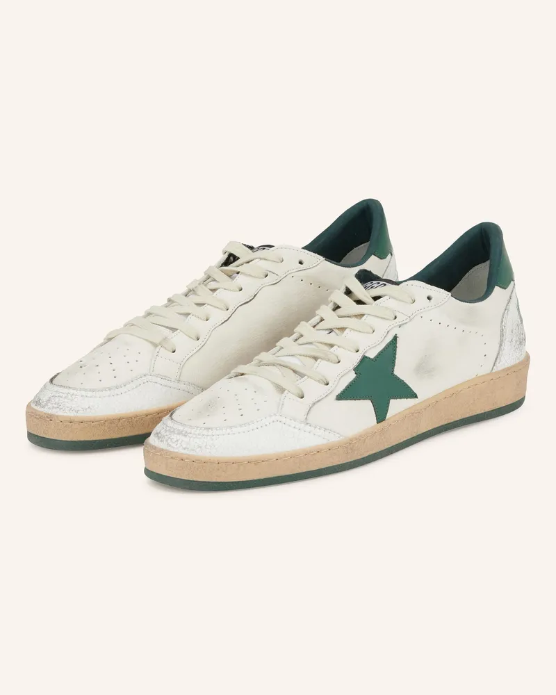 Golden Goose Sneaker Ball Star weiss Ecru