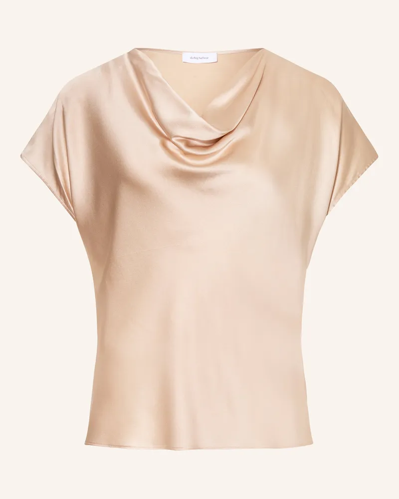 Darling Harbour Blusenshirt aus Seide Nude