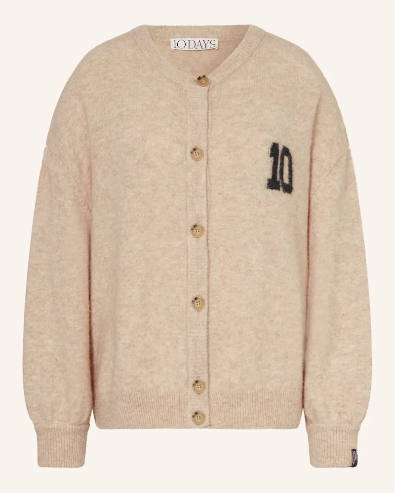 10Days Strickjacke mit Alpaka Beige