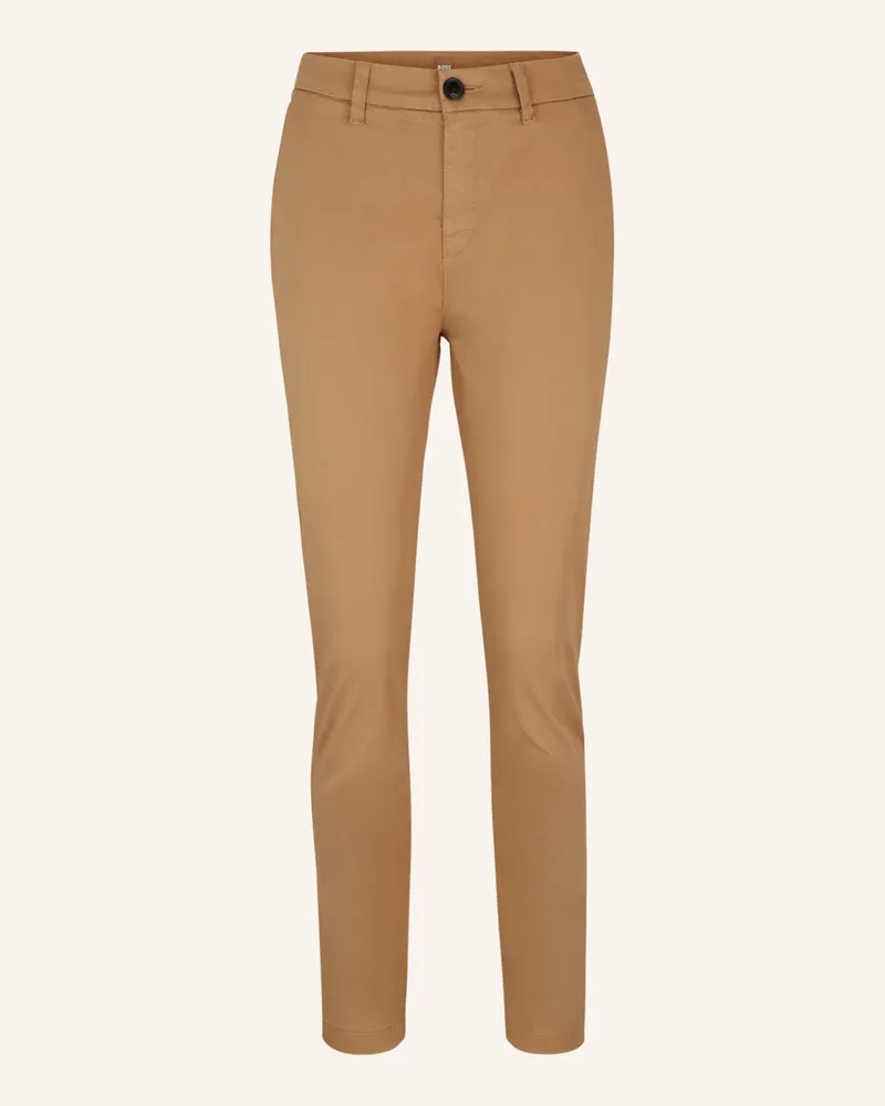 HUGO BOSS Business Hose C_TACHINI2-D Regular Fit Beige