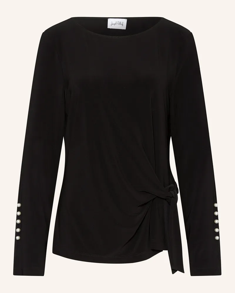 Joseph Ribkoff Longsleeve mit Schmuckperlen Schwarz