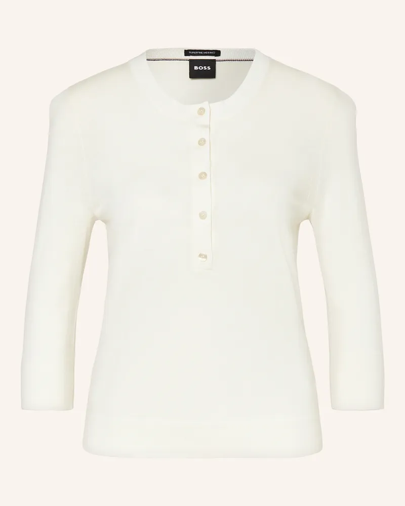 HUGO BOSS Pullover FIBLURE Weiss