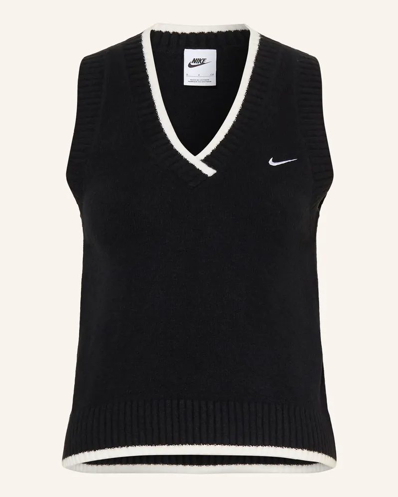 Nike Pullunder schwarz Schwarz