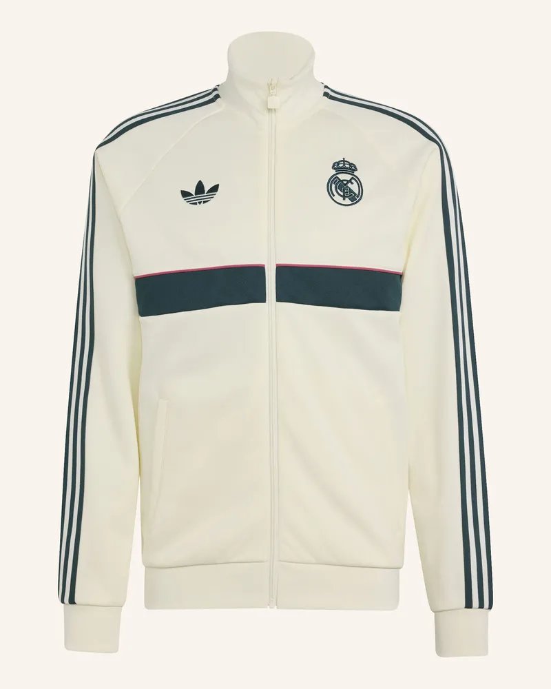 adidas Real Madrid Originals Jacke beige Weiss