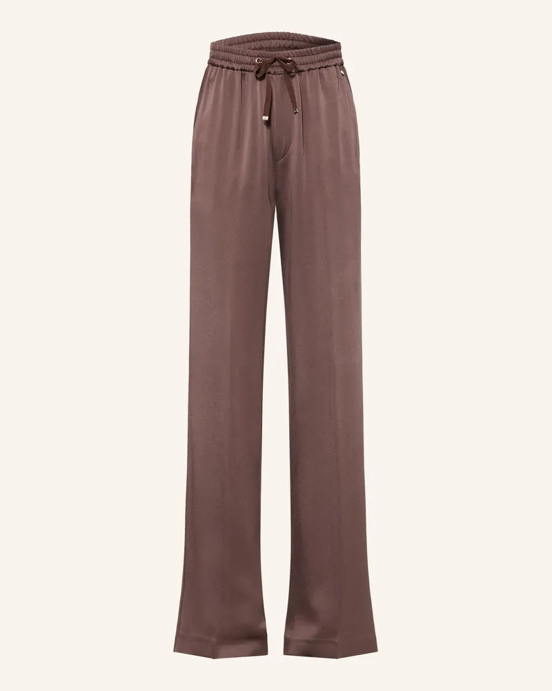 Herno Satinhose braun Braun