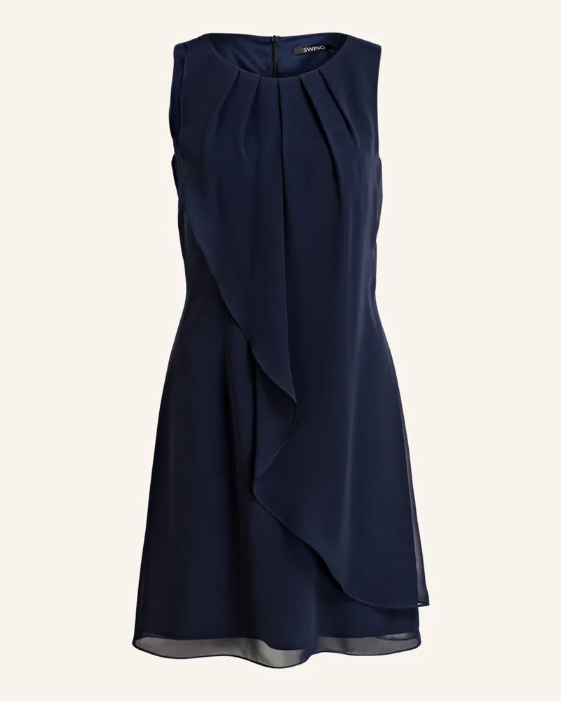 Swing Cocktailkleid blau Dunkelblau