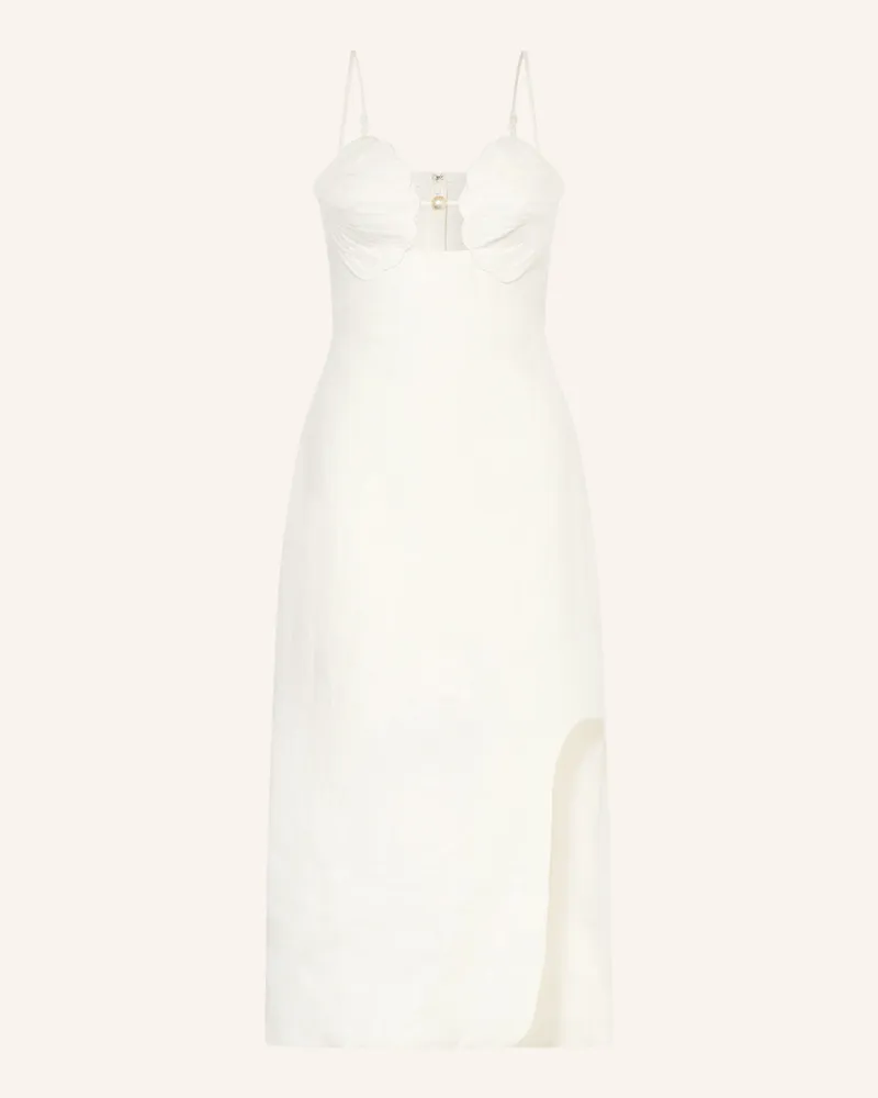 FARM Rio Leinenkleid weiss Weiss