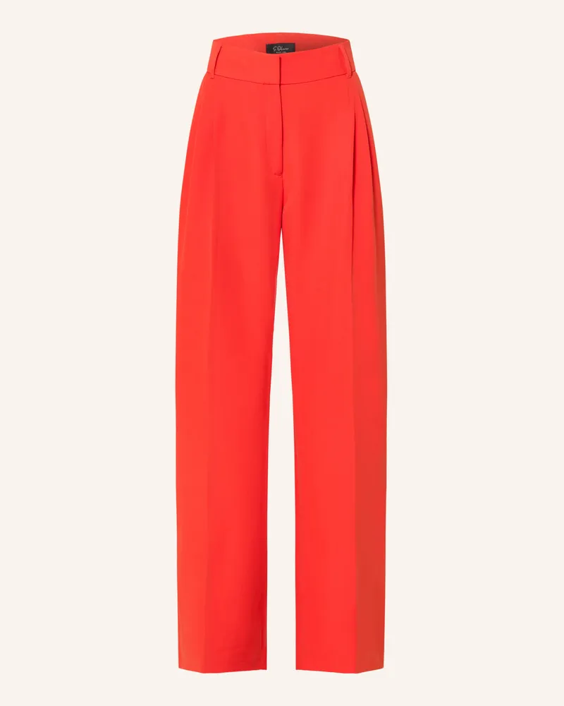 S.Oliver Marlenehose Rot