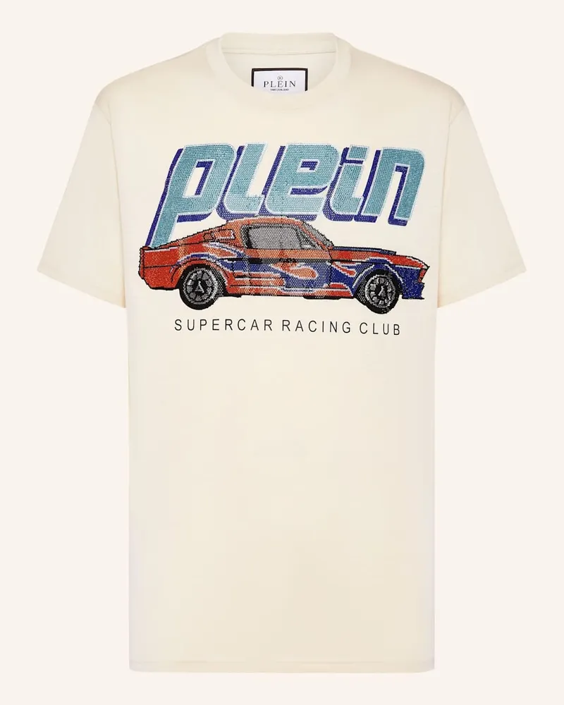 Philipp Plein T-Shirt RACING Beige