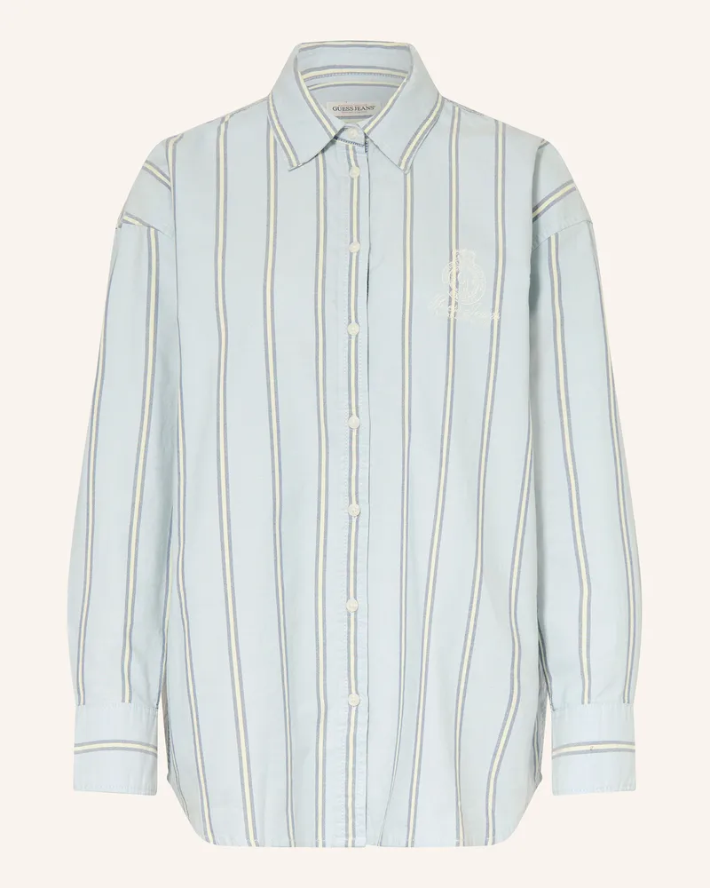 Guess Hemdbluse Hellblau