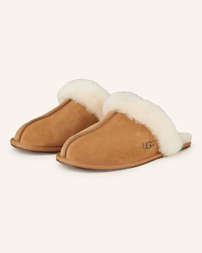 UGG Hausschuhe Scuffette Ii beige Cognac